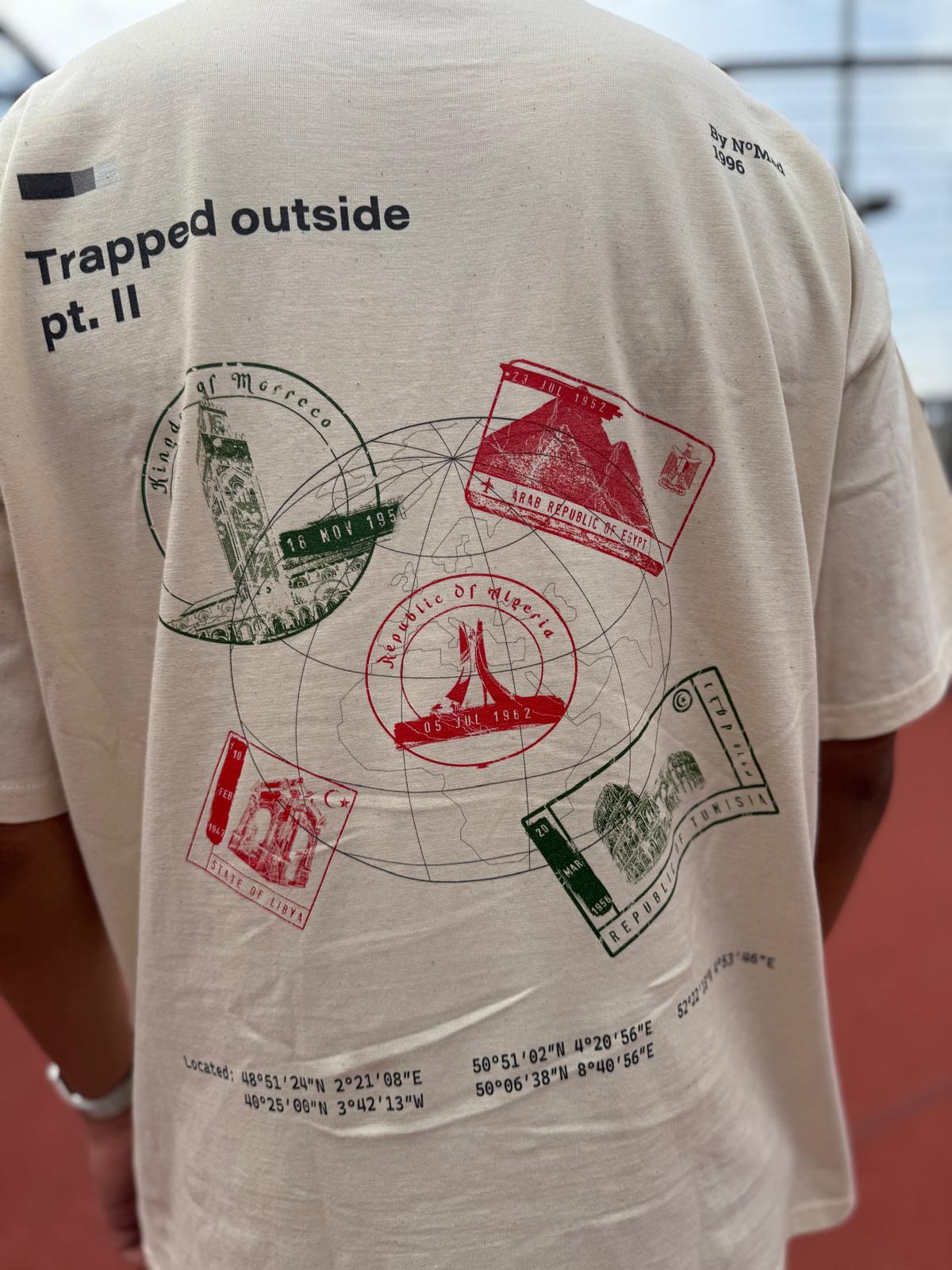 Trapped Outside pt.II - Organic Oversized Tshirt