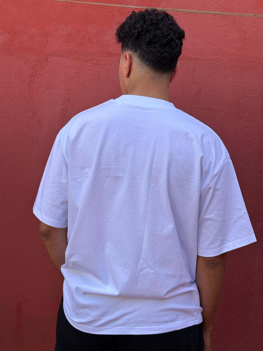 NMad basic White -  Organic Oversized Shirt