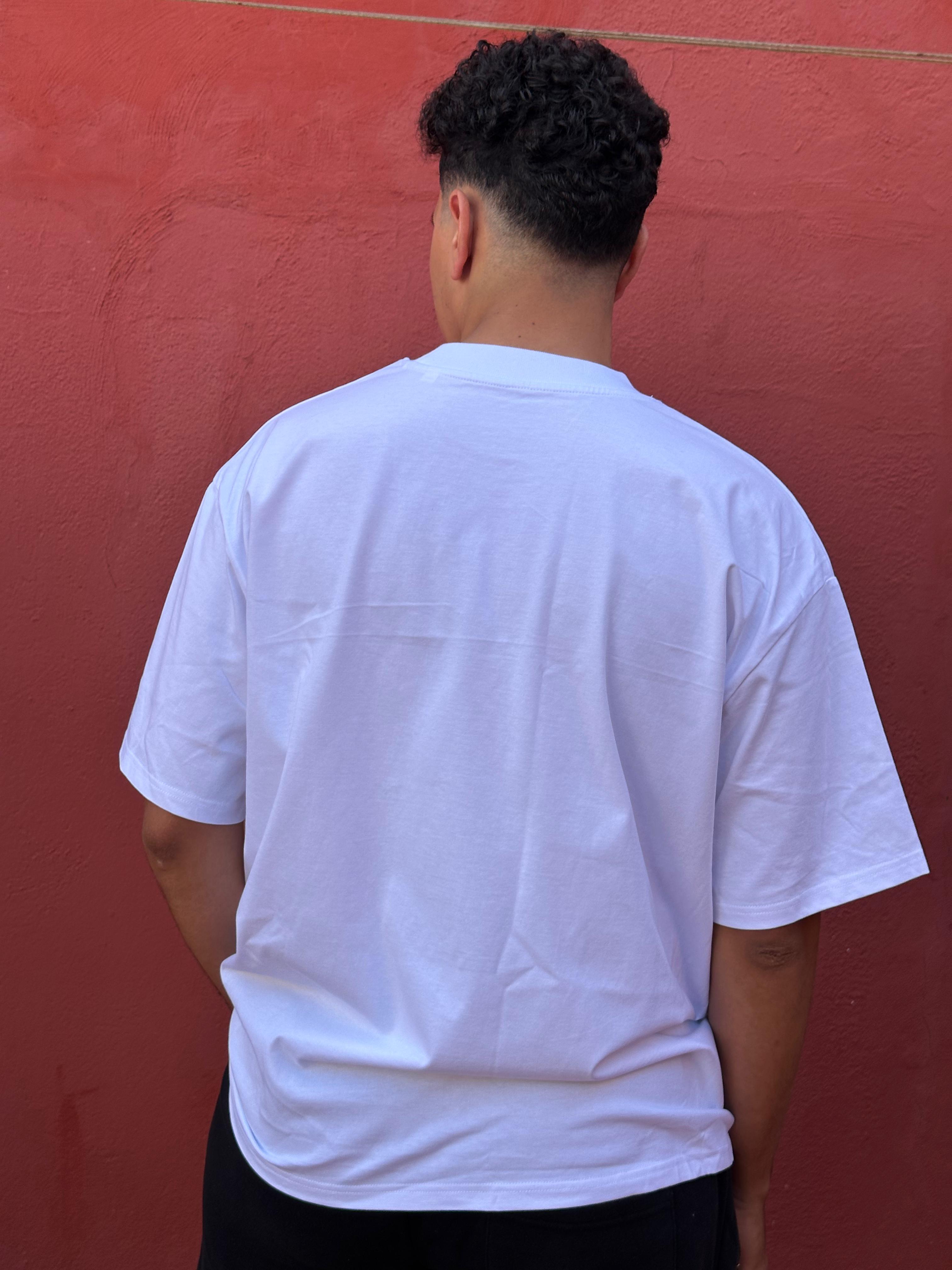 NMad basic White -  Organic Oversized Shirt