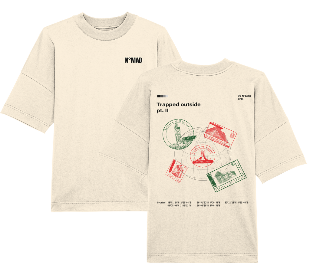 Trapped Outside pt.II - Organic Oversized Tshirt