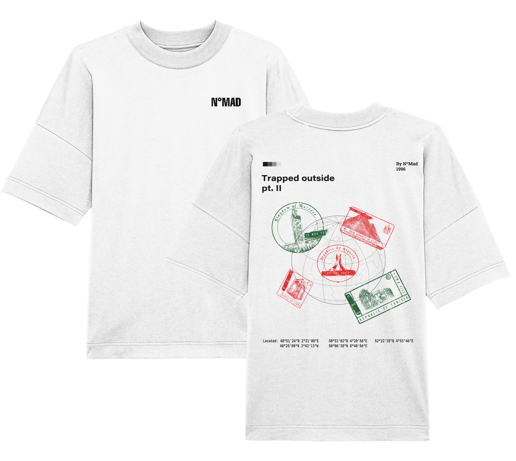Trapped Outside pt.II - Organic Oversized Tshirt